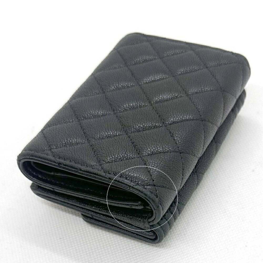 CHANEL Black Caviar Leather Wallet - Picture 4 of 10